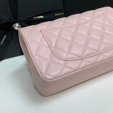 Load image into Gallery viewer, Chanel 23S 2023 Spring/Summer Collection Light Pink Lambskin Champagne GHW Mini rectangular flap bag
