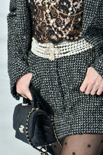 Load image into Gallery viewer, Chanel series 31 2020 20K collection Runway Crystal CC Black Velour Velvet LGHW Mini Coco Handle Flap Bag
