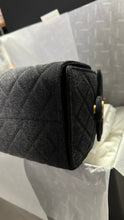 Load image into Gallery viewer, Chanel 25 Hobo Bag with Aged GHW size Small in Black Denim 25S Summer/Spring Collection
