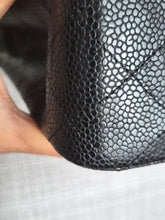 Load image into Gallery viewer, CHANEL series 19 2014 Black caviar GHW 11.12 Medium ML Timeless Classic Double Flap Bag
