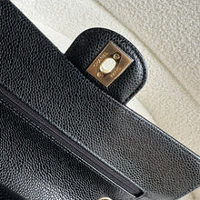 Load image into Gallery viewer, CHANEL Black Caviar GHW Small Timeless Classic Double Flap Bag Microchipped
