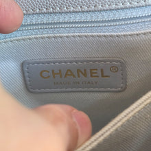 Load image into Gallery viewer, CHANEL 18P series 29 Light Grey Caviar LGHW Coco Handle Size Small with Detachable Shoulder strap
