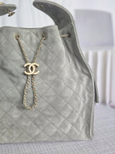Load image into Gallery viewer, CHANEL 25C collection 2024/2025 cruise collection Khaki Suede Aged GHW 25 Hobo Bag size Medium
