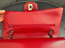 Load image into Gallery viewer, CHANEL 12A series 16 2012 Red Caviar SHW Medium Timeless ML Classic Double Flap Bag
