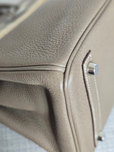 Load image into Gallery viewer, Hermes Etoupe Taupe Togo Leather PHW Birkin 30 Stamp C 2018
