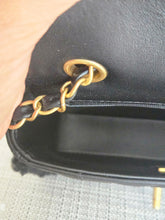 Load image into Gallery viewer, Chanel 24K 2024 Collection Black Teddy Shearling Black Lambskin Mini Rectangular Flap Bag
