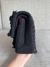 Load image into Gallery viewer, CHANEL 23C 2023 Embroidered Flower Tweed Medium Classic Flap Bag
