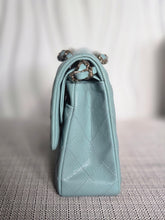 Load image into Gallery viewer, CHANEL 20C series 29 Tiffany Green Caviar LGHW Medium ML Timeless Classic Double Flap Bag
