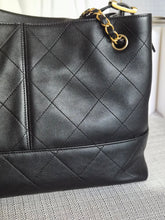 Load image into Gallery viewer, CHANEL 25A collection 2025 Black All Leather Calf skin Hobo Bag size Small
