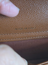 Load image into Gallery viewer, Chanel 2023 Caramel Brown Caviar Champagne GHW New Style Wallet on chain (WOC)
