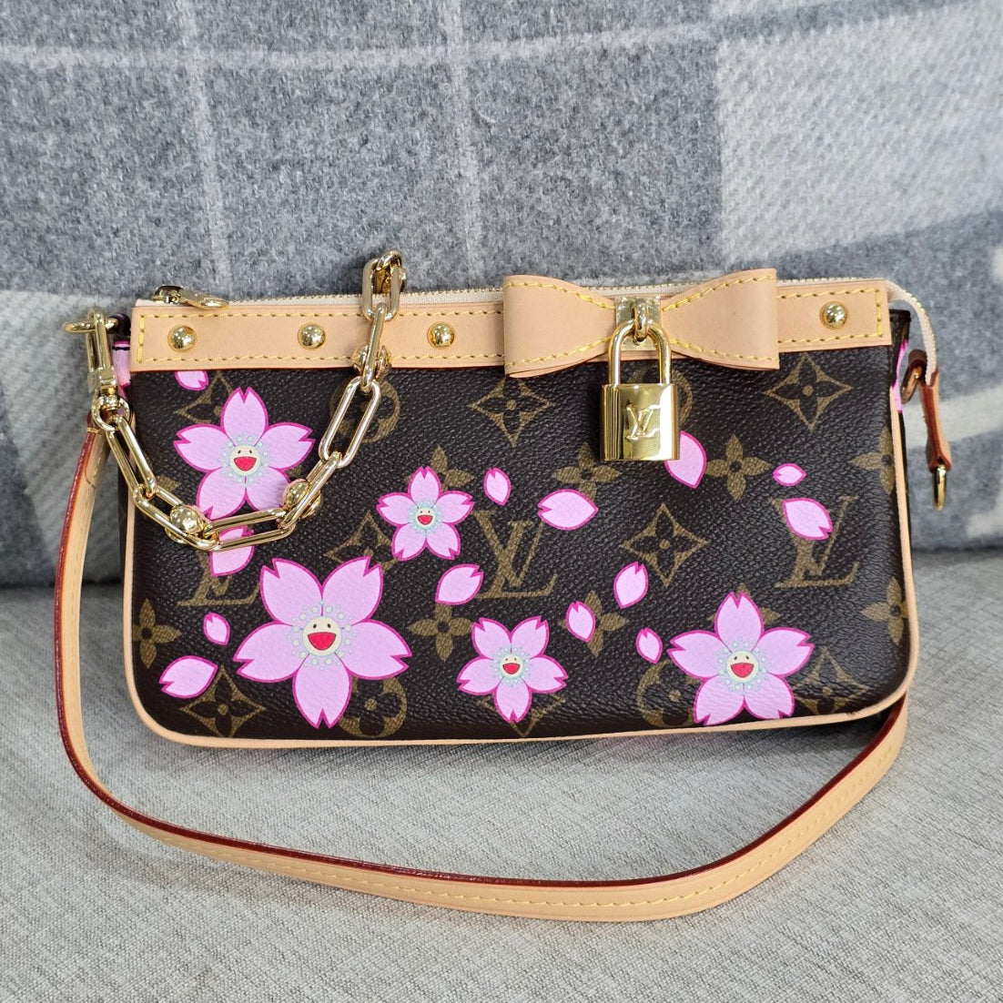 LOUIS VUITTON LV Pochette Accessoires Sakura LV x TM Murakami