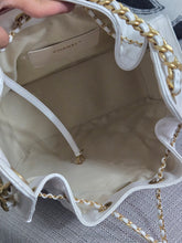 Load image into Gallery viewer, Chanel 25 White Caviar Aged GHW Hobo Bag size Medium with Detachable Pouch
