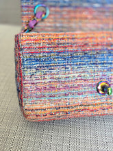 Load image into Gallery viewer, Chanel series 29 20S 2020 Collection Multi color tweed Mini Rectangular Flap Bag with Rainbow Mermaid hardware
