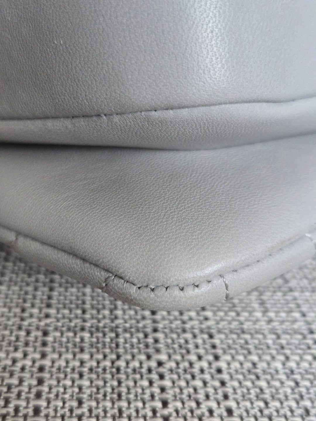 Chanel series 25 Grey Lambskin Chevron Trendy CC Top Handle Flap Bag Size Small with Champagne GHW and Detachable Shoulder strap