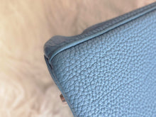 Load image into Gallery viewer, Hermes Birkin 35 Bleu Jean Togo Leather PHW Stamp J in Sq
