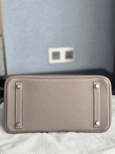 Load image into Gallery viewer, HERMES Etoupe Togo Leather PHW Birkin 30 stamp C 2018
