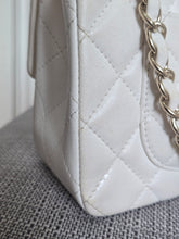 Load image into Gallery viewer, CHANEL series 23 2016 White Lambskin LGHW Mini Rectangular Flap Bag
