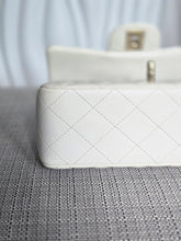 Load image into Gallery viewer, CHANEL series 23 2016 White Lambskin LGHW Mini Rectangular Flap Bag
