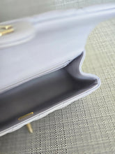 Load image into Gallery viewer, Chanel Light Purple/Lavender Lambskin Aged GHW Mini Rectangular Flap Bag with Top Handle
