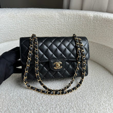 Load image into Gallery viewer, CHANEL Black Caviar GHW Small Timeless Classic Double Flap Bag Microchipped
