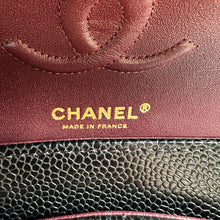 Load image into Gallery viewer, CHANEL Black Caviar GHW Small Timeless Classic Double Flap Bag Microchipped
