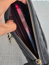 Load image into Gallery viewer, CHANEL new style Clutch/Wallet on Chain WOC in Black caviar LGHW and Burgundy lining 2025
