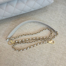 Load image into Gallery viewer, CHANEL 18P series 29 Light Grey Caviar LGHW Coco Handle Size Small with Detachable Shoulder strap
