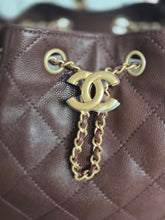 Load image into Gallery viewer, CHANEL 25K Collection Brown Caviar Aged GHW 25 Hobo Bag size SMALL
