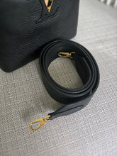 Load image into Gallery viewer, LOUIS VUITTON LV Capucines Mini Flower Crown Line in Black Taurillon Leather with detachable strap 2023
