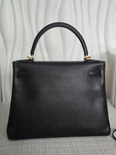 Load image into Gallery viewer, Hermes Noir/Black Epsom Leather GHW Kelly 28 stamp N 2010
