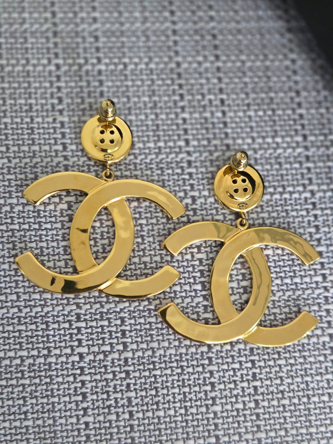 Chanel 20A Collection 2020 Gold XL Earrings
