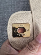 Load image into Gallery viewer, CHANEL series 15 2011/2012 Beige Clair Caviar GHW Medium ML Timeless Classic Double Flap Bag
