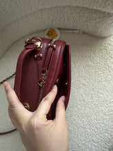 Load image into Gallery viewer, Chanel series 26 Burgundy Calf skin Aged GHW Camera Case bag with top handle
