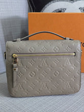 Load image into Gallery viewer, Louis Vuitton LV Pochette Metis Turtledove/Dune Emprinted Leather
