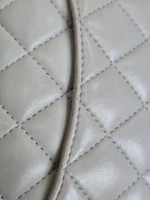 Load image into Gallery viewer, CHANEL 21A light Grey Lambskin Aged GHW Mini Rectangular Flap Bag with Top Handle
