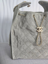Load image into Gallery viewer, CHANEL 25C collection 2024/2025 cruise collection Khaki Suede Aged GHW 25 Hobo Bag size Medium
