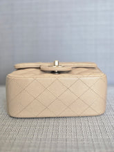 Load image into Gallery viewer, Chanel series 20 15C Collection Pearly Beige Caviar Brushed GHW Square Mini Flap Bag
