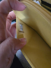 Load image into Gallery viewer, Chanel series 30 2020 Yellow Caviar LGHW Classic Wallet on chain (WOC)
