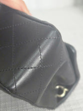 Load image into Gallery viewer, CHANEL Black Lambskin LGHW Mini Rectangular Flap Bag microchipped
