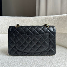 Load image into Gallery viewer, CHANEL Black Caviar GHW Small Timeless Classic Double Flap Bag Microchipped
