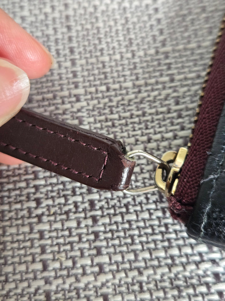 Chanel series 24 Black Caviar LGHW Mini O Case/Pouch