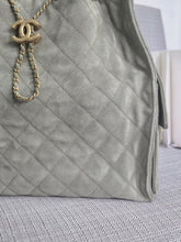Load image into Gallery viewer, CHANEL 25C collection 2024/2025 cruise collection Khaki Suede Aged GHW 25 Hobo Bag size Medium

