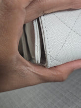 Load image into Gallery viewer, Chanel 25 White Caviar Aged GHW Hobo Bag size Medium with Detachable Pouch
