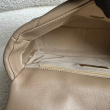 Load image into Gallery viewer, CHANEL 19 size Small in 21S collection 2021 Dark Beige Cappuccino Latte Lambskin Mixed HW Flap Bag
