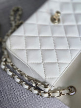 Load image into Gallery viewer, CHANEL series 23 2016 White Lambskin LGHW Mini Rectangular Flap Bag
