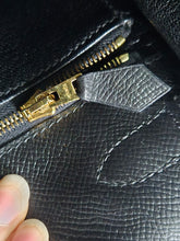 Load image into Gallery viewer, Hermes Noir/Black Epsom Leather GHW Kelly 28 stamp N 2010
