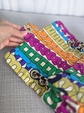 Load image into Gallery viewer, CHANEL 21K Collection 2021 Multicolor Rainbow Quilted Satin Medium Flap Bag LGHW
