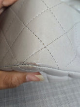 Load image into Gallery viewer, CHANEL 21A light Grey Lambskin Aged GHW Mini Rectangular Flap Bag with Top Handle
