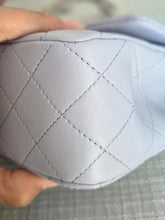 Load image into Gallery viewer, Chanel Light Purple/Lavender Lambskin Aged GHW Mini Rectangular Flap Bag with Top Handle
