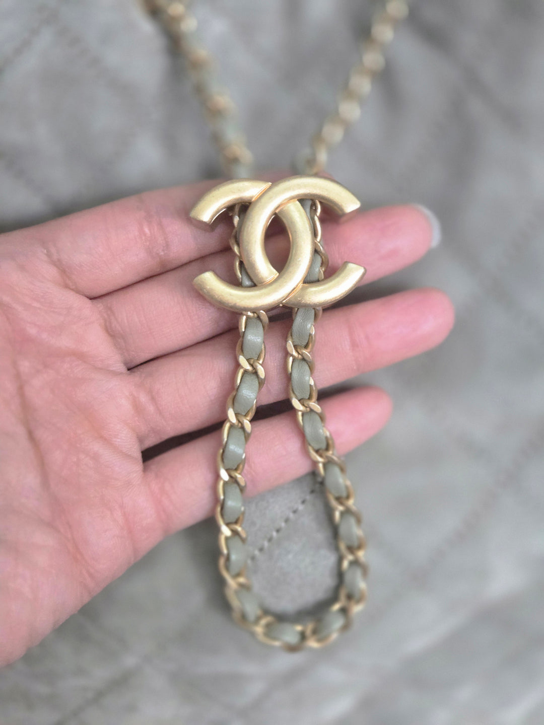 CHANEL 25C collection 2024/2025 cruise collection Khaki Suede Aged GHW 25 Hobo Bag size Medium